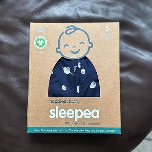 Happiest Baby Sleapea Sack Swaddle Wrap - Navy with  Planets